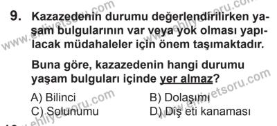 27 Haziran 2015 Tarihli Sürücü Adayları Sınavı L Kitapçığı 9. Soru