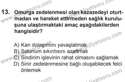 27 Haziran 2015 Tarihli Sürücü Adayları Sınavı L Kitapçığı 13. Soru