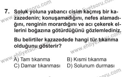 27 Haziran 2015 Tarihli Sürücü Adayları Sınavı M Kitapçığı 7. Soru