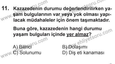 27 Haziran 2015 Tarihli Sürücü Adayları Sınavı M Kitapçığı 11. Soru