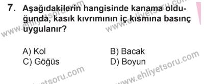 27 Haziran 2015 Tarihli Sürücü Adayları Sınavı N Kitapçığı 7. Soru