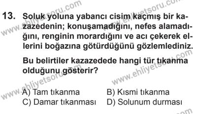27 Haziran 2015 Tarihli Sürücü Adayları Sınavı N Kitapçığı 13. Soru