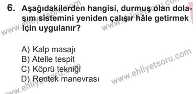 29 Ağustos 2015 Tarihli Sürücü Adayları Sınavı K Kitapçığı 6. Soru