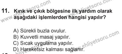 29 Ağustos 2015 Tarihli Sürücü Adayları Sınavı K Kitapçığı 11. Soru
