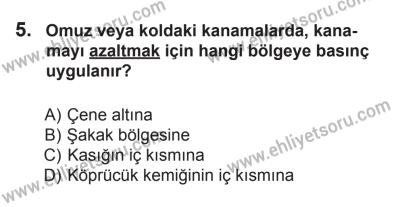29 Ağustos 2015 Tarihli Sürücü Adayları Sınavı L Kitapçığı 5. Soru