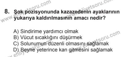 29 Ağustos 2015 Tarihli Sürücü Adayları Sınavı L Kitapçığı 8. Soru
