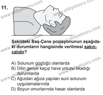 29 Ağustos 2015 Tarihli Sürücü Adayları Sınavı L Kitapçığı 11. Soru