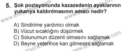 29 Ağustos 2015 Tarihli Sürücü Adayları Sınavı M Kitapçığı 5. Soru