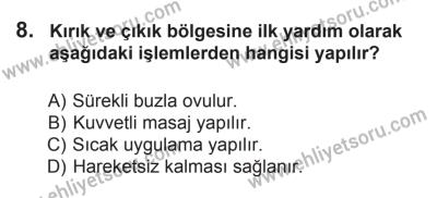 29 Ağustos 2015 Tarihli Sürücü Adayları Sınavı M Kitapçığı 8. Soru