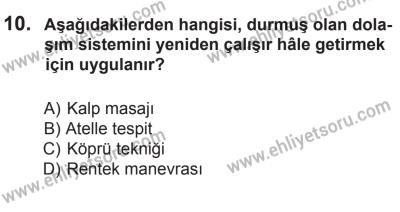 29 Ağustos 2015 Tarihli Sürücü Adayları Sınavı M Kitapçığı 10. Soru
