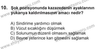 29 Ağustos 2015 Tarihli Sürücü Adayları Sınavı N Kitapçığı 10. Soru