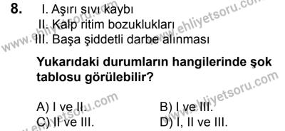 29 Temmuz 2017 Tarihli Sürücü Adayları Sınavı K Kitapçığı 1. Oturum 8. Soru
