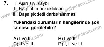 29 Temmuz 2017 Tarihli Sürücü Adayları Sınavı K Kitapçığı 2. Oturum 7. Soru