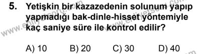 4 Ağustos 2018 Tarihli Sürücü Adayları Sınavı K Kitapçığı 5. Soru