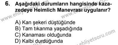 4 Ağustos 2018 Tarihli Sürücü Adayları Sınavı K Kitapçığı 6. Soru