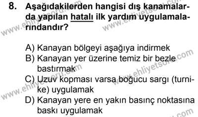 4 Ağustos 2018 Tarihli Sürücü Adayları Sınavı K Kitapçığı 8. Soru