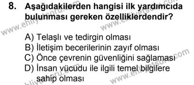 4 Ağustos 2018 Tarihli Sürücü Adayları Sınavı L Kitapçığı 8. Soru