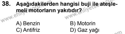4 Ağustos 2018 Tarihli Sürücü Adayları Sınavı L Kitapçığı 38. Soru