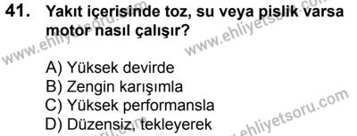 4 Ağustos 2018 Tarihli Sürücü Adayları Sınavı L Kitapçığı 41. Soru