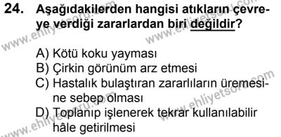4 Ağustos 2018 Tarihli Sürücü Adayları Sınavı N Kitapçığı 24. Soru