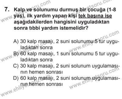6 Eylül 2014 Tarihli Sürücü Adayları Sınavı K Kitapçığı 7. Soru