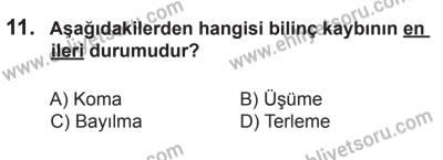 6 Eylül 2014 Tarihli Sürücü Adayları Sınavı K Kitapçığı 11. Soru
