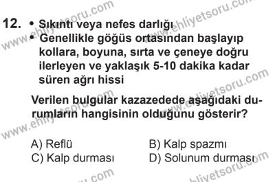 6 Eylül 2014 Tarihli Sürücü Adayları Sınavı K Kitapçığı 12. Soru