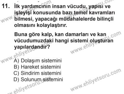 6 Eylül 2014 Tarihli Sürücü Adayları Sınavı L Kitapçığı 11. Soru