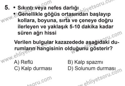 6 Eylül 2014 Tarihli Sürücü Adayları Sınavı M Kitapçığı 5. Soru