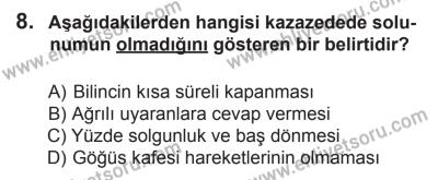 6 Eylül 2014 Tarihli Sürücü Adayları Sınavı M Kitapçığı 8. Soru