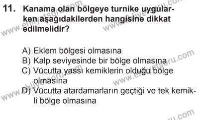 6 Eylül 2014 Tarihli Sürücü Adayları Sınavı M Kitapçığı 11. Soru