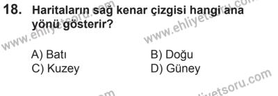 6 Eylül 2014 Tarihli Sürücü Adayları Sınavı M Kitapçığı 18. Soru