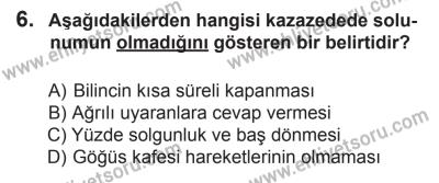 6 Eylül 2014 Tarihli Sürücü Adayları Sınavı N Kitapçığı 6. Soru