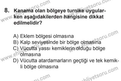 6 Eylül 2014 Tarihli Sürücü Adayları Sınavı N Kitapçığı 8. Soru