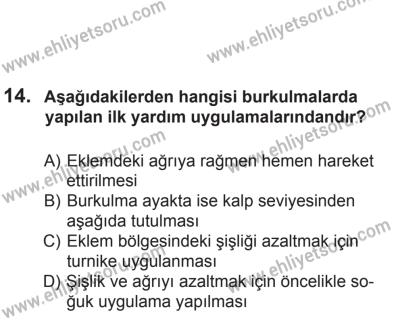 8 Aralık 2013 Tarihli Sürücü Adayları Sınavı K Kitapçığı 14. Soru
