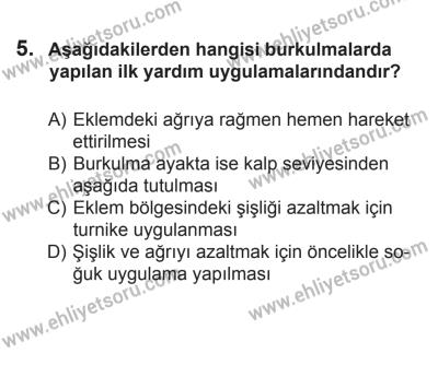 8 Aralık 2013 Tarihli Sürücü Adayları Sınavı L Kitapçığı 5. Soru