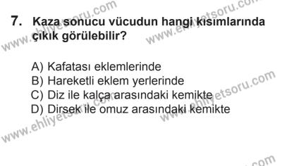 8 Aralık 2013 Tarihli Sürücü Adayları Sınavı M Kitapçığı 7. Soru