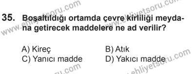 8 Ekim 2016 Tarihli Sürücü Adayları Sınavı K Kitapçığı 1. Oturum 35. Soru