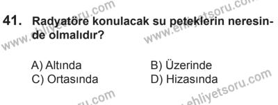 8 Ekim 2016 Tarihli Sürücü Adayları Sınavı K Kitapçığı 1. Oturum 41. Soru