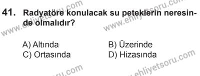8 Ekim 2016 Tarihli Sürücü Adayları Sınavı K Kitapçığı 2. Oturum 41. Soru