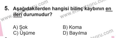 8 Ekim 2016 Tarihli Sürücü Adayları Sınavı L Kitapçığı 1Oturumu 5. Soru
