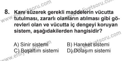 8 Ekim 2016 Tarihli Sürücü Adayları Sınavı L Kitapçığı 2. Oturum 8. Soru
