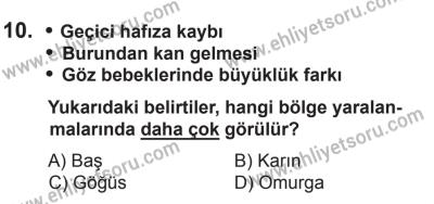 8 Ekim 2016 Tarihli Sürücü Adayları Sınavı L Kitapçığı 2. Oturum 10. Soru
