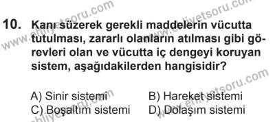 8 Ekim 2016 Tarihli Sürücü Adayları Sınavı M Kitapçığı 1. Oturum 10. Soru