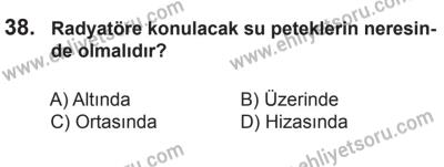 8 Ekim 2016 Tarihli Sürücü Adayları Sınavı N Kitapçığı 2Oturumu 38. Soru