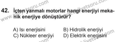 8 Ekim 2016 Tarihli Sürücü Adayları Sınavı N Kitapçığı 2Oturumu 42. Soru