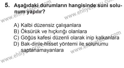 8 Mart 2014 Tarihli Sürücü Adayları Sınavı K Kitapçığı 5. Soru