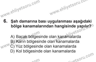 8 Mart 2014 Tarihli Sürücü Adayları Sınavı K Kitapçığı 6. Soru