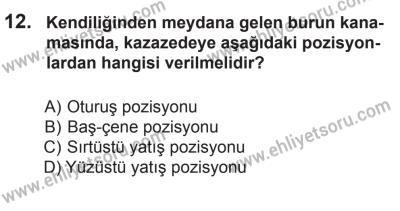 8 Mart 2014 Tarihli Sürücü Adayları Sınavı M Kitapçığı 12. Soru