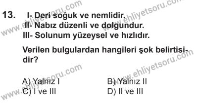 8 Mart 2014 Tarihli Sürücü Adayları Sınavı M Kitapçığı 13. Soru